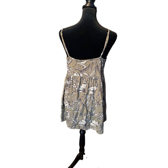 Gentle Fawn Womens Floral Print Spaghetti Strap Dress S linen - Picture 6 of 8